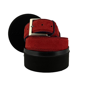 Cintura Marcapunto Scamosciato Rosso <br/>B&C Blu